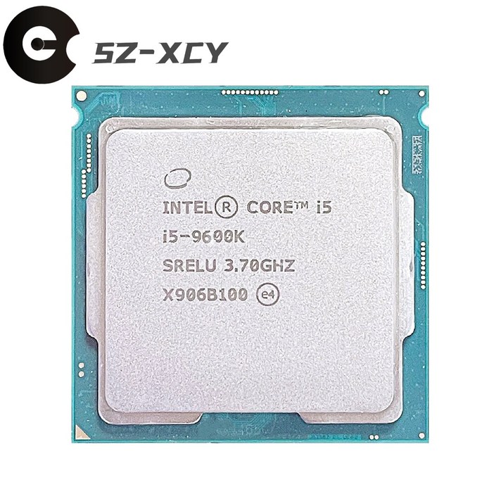 인텔 코어 i5-9600K i5 3.7 GHz 6 스레드 CPU 프로세서 9M 95W LGA 1151, 한개옵션0