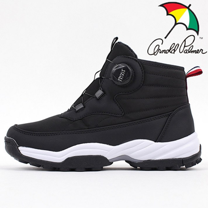 아놀드파마 남녀공용 패딩 기모 부츠 방한 다이얼 골프화 겨울 털 안감 파크 골프 털신 패션 데일리 방한화 스파이크리스 키높이 남성 여성