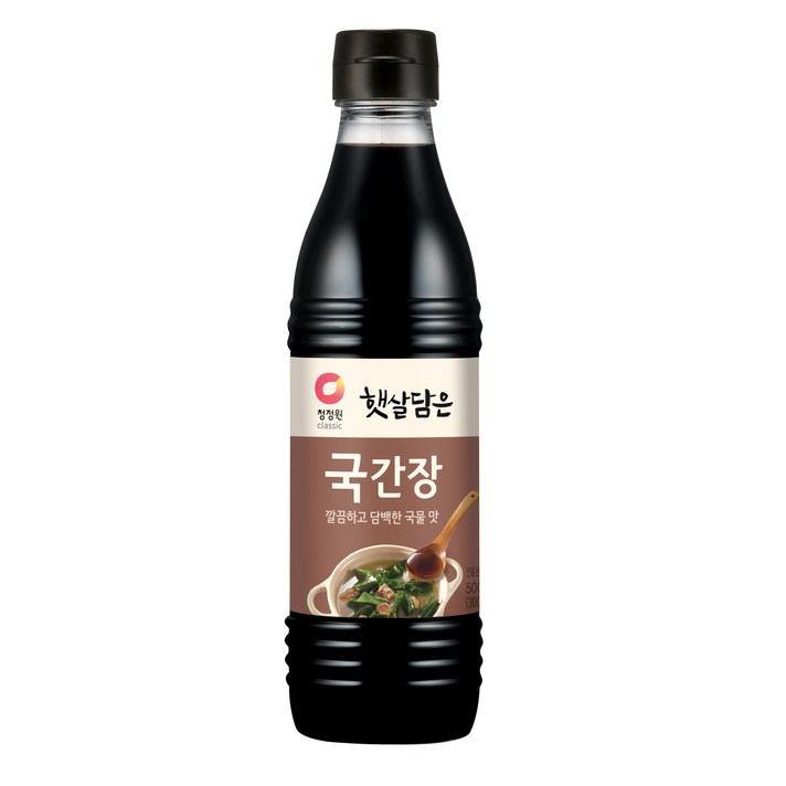 청정원 햇살담은 자연숙성 국간장, 500ml, 1개