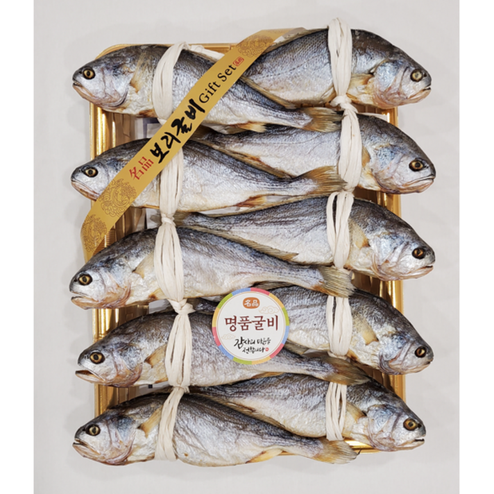 영광 법성포 건조 보리굴비 왕 특대 30cm 32cm 선물 가정용 10마리, 특대 보리굴비 10마리(30cm 2.2kg), 선물포장(갓)
