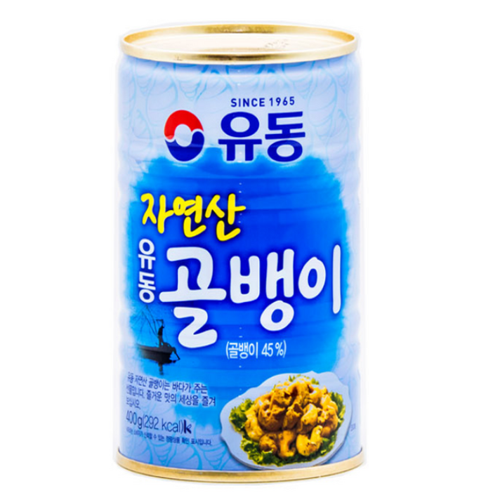 유동 자연산 골뱅이, 400g, 3개