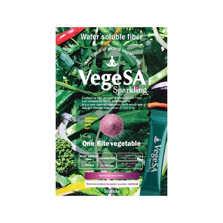 베지사 스파클링 프리미엄 VegeSA Sparkling 뷰티푸드, 30포입, 1박스