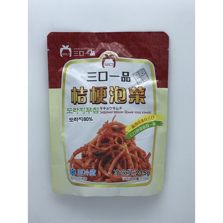 삼구 도라지무침 215g 한중식품, 단품