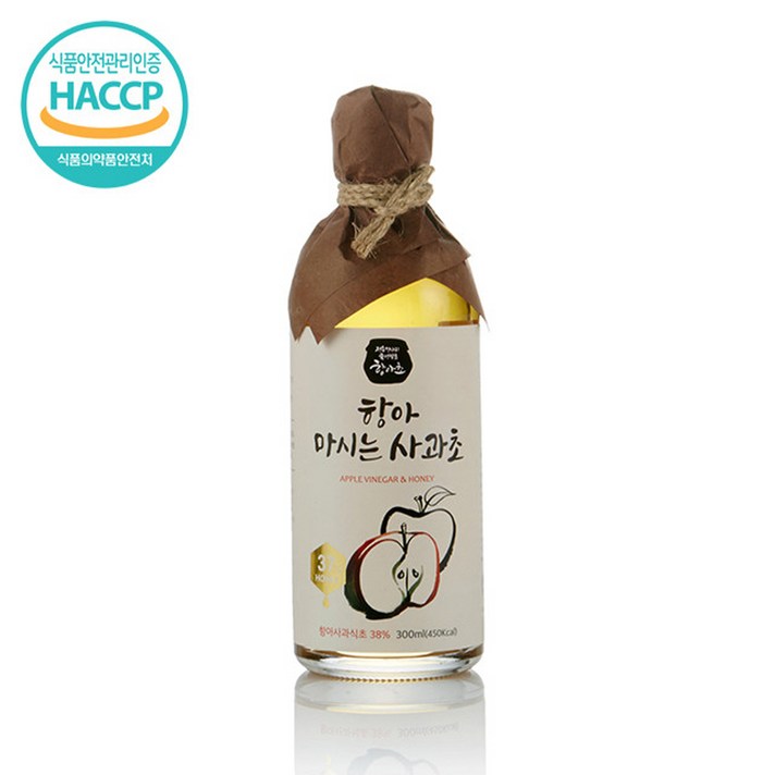 항아초 자연 발효 사과초모식초 천연발효 마시는 사과식초 과일식초 먹는 사과발효식초 300ml, 마시는사과식초300ml