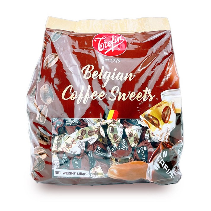 벨기안 커피 스위트 캔디 1.5kg 코스트코 트레핀 대용량 커피 사탕 커피맛
