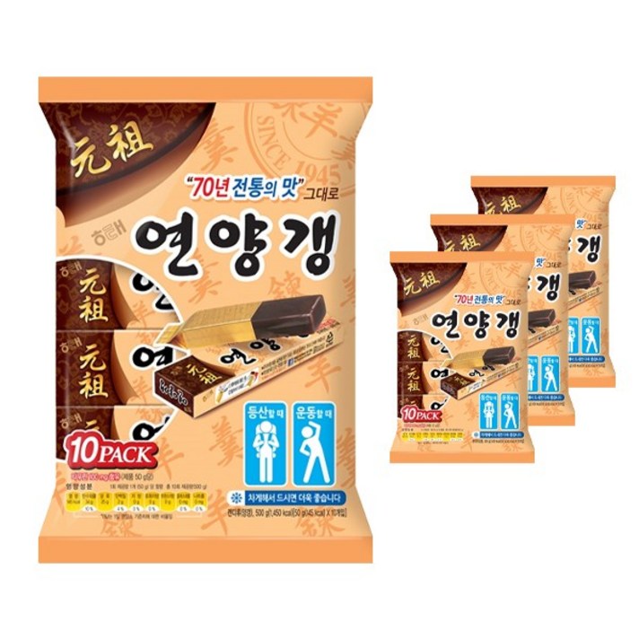 해태 연양갱 10팩, 500g, 4개