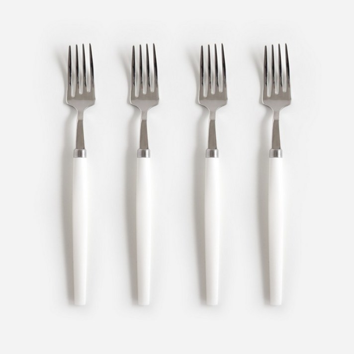 니코트 good grip 케익포크, 퓨어화이트, 4개