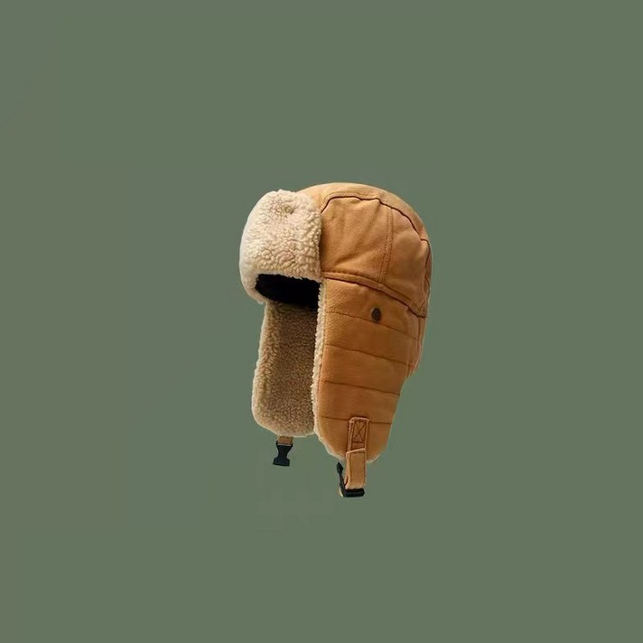 울 군대 밤 모자 백작 기병 모자 남녀 공용 귀 보호대