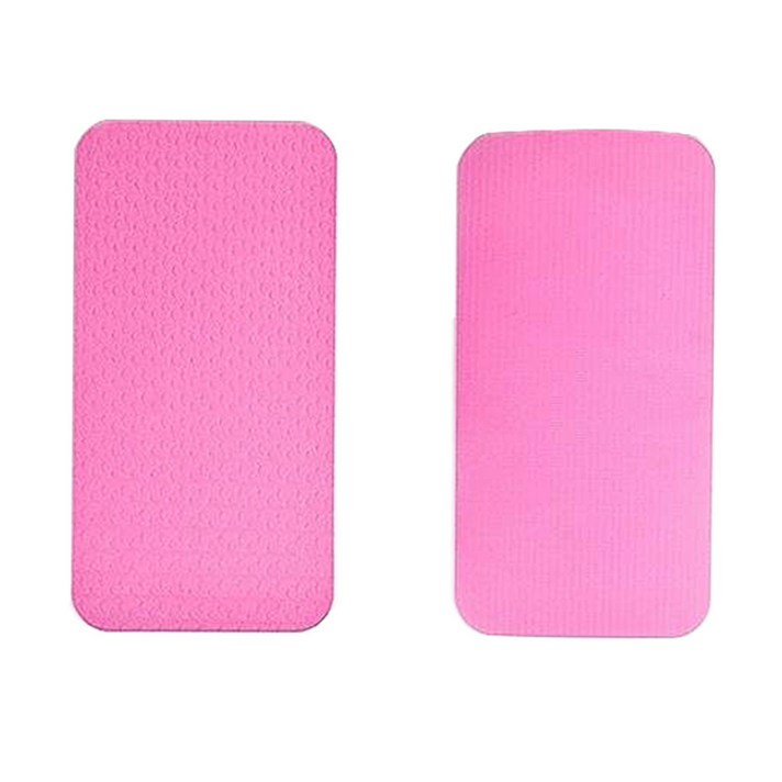 THE WAROOM SHOP 요가 운동 무릎 패드 팔꿈치 쿠션 운동 휘트니스 홈 체육관 지원 매트, TPE, 핑크 2Pcs