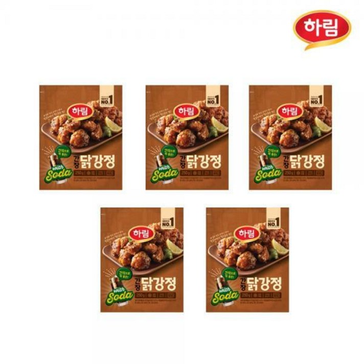 하림 간장닭강정 250g 5봉