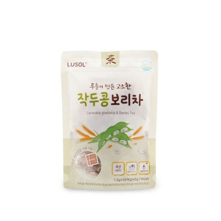 루솔 이 만든 고소한 작두콩보리차 1봉 30입, 작두콩차/free