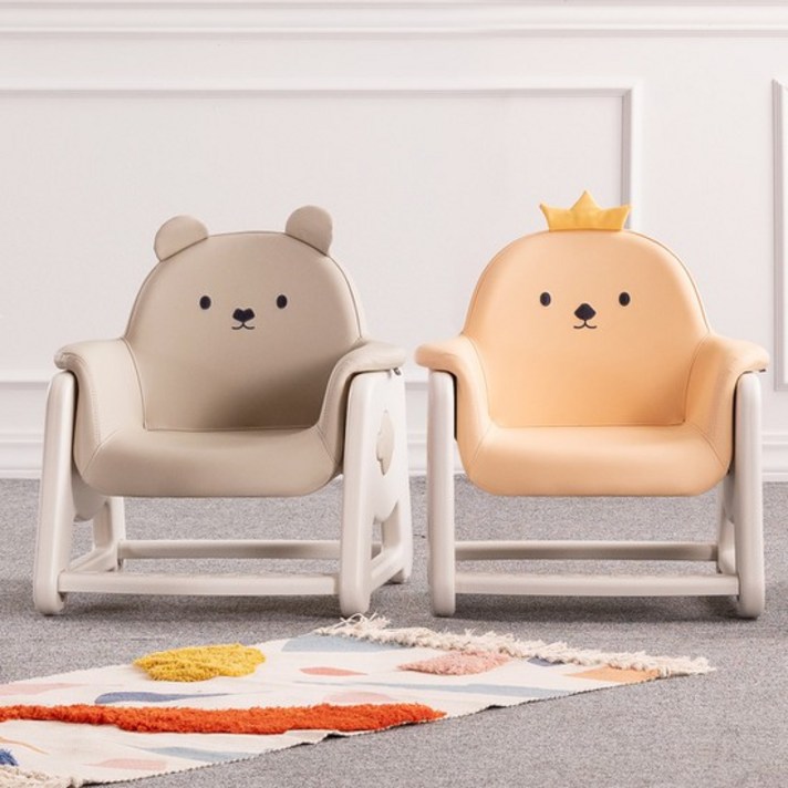 리바트 뚜뚜 높이조절 아이 의자 DIY 베어 병아리