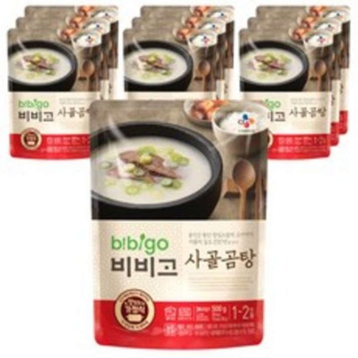 비비고 사골곰탕, 500g, 10개