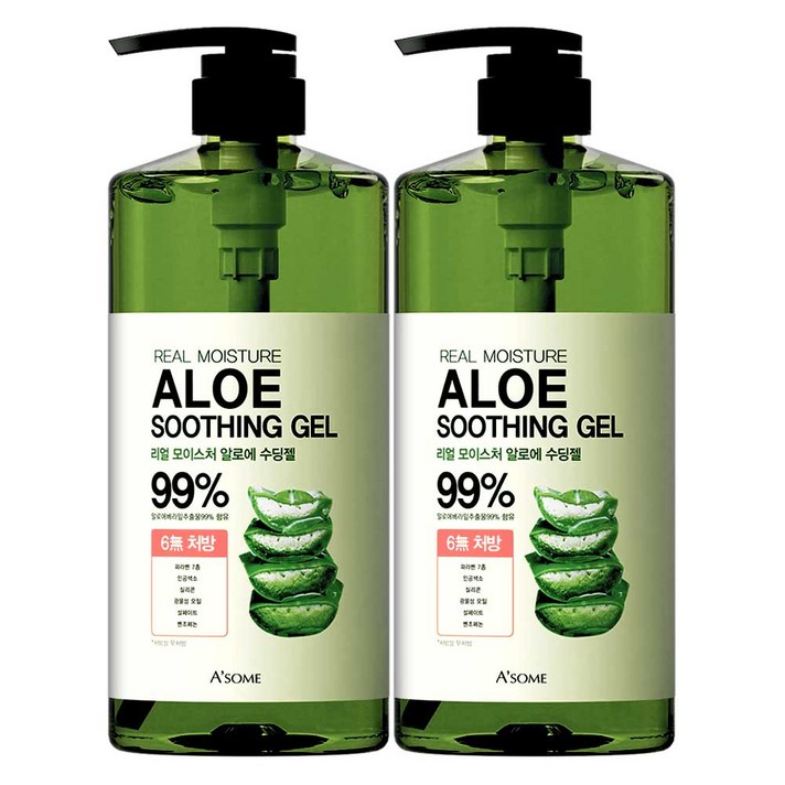 메이포레 99% 알로에베라 알로에 수딩젤 1000ml, 2개