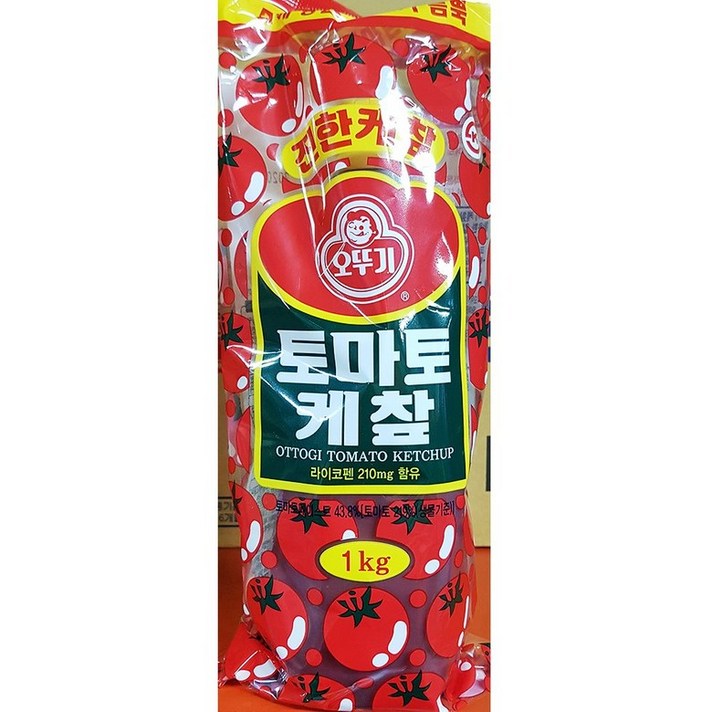 무료 오뚜기 케찹 1Kg | 케찹통 마요네즈케찹 gjsxmzpck, 1