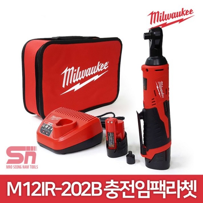 밀워키 임팩트 라쳇 M12 IR-202B, 1세트