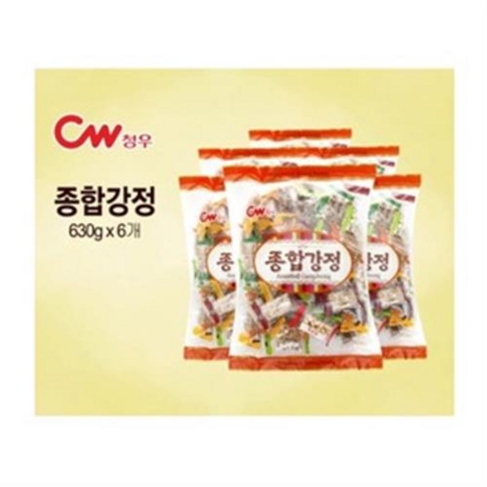 청우종합강정 x6 1박스/과자 강정