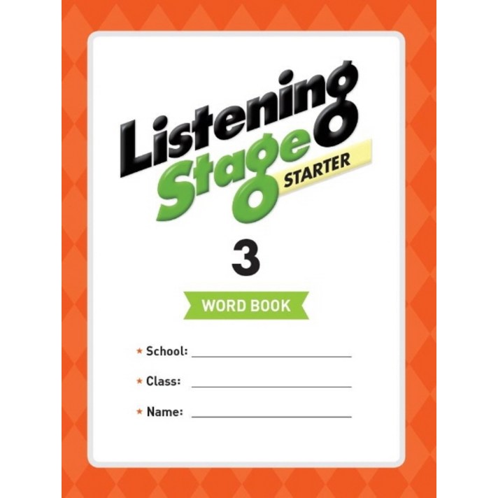 Listening Stage Starter. 3(Word Book), NE Build&Grow, 9791125329596