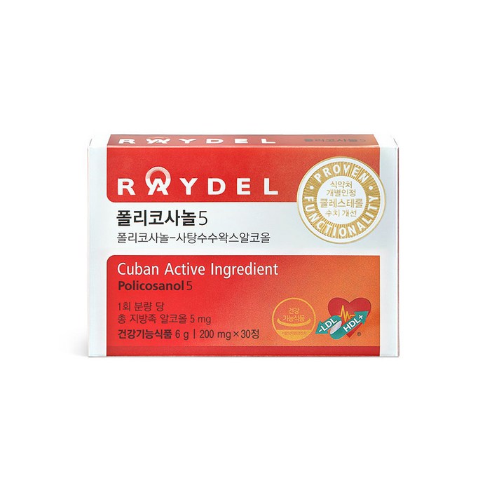 레이델 폴리코사놀5 200mgx30정, 1개, 30정