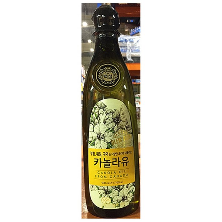 sj)식자재전문 카놀라유 라이트(백설 0.9L)