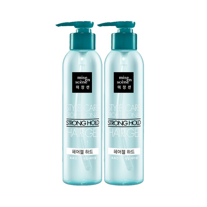 미쟝센 스타일케어 프로페셔널 헤어젤 하드, 250ml, 2개