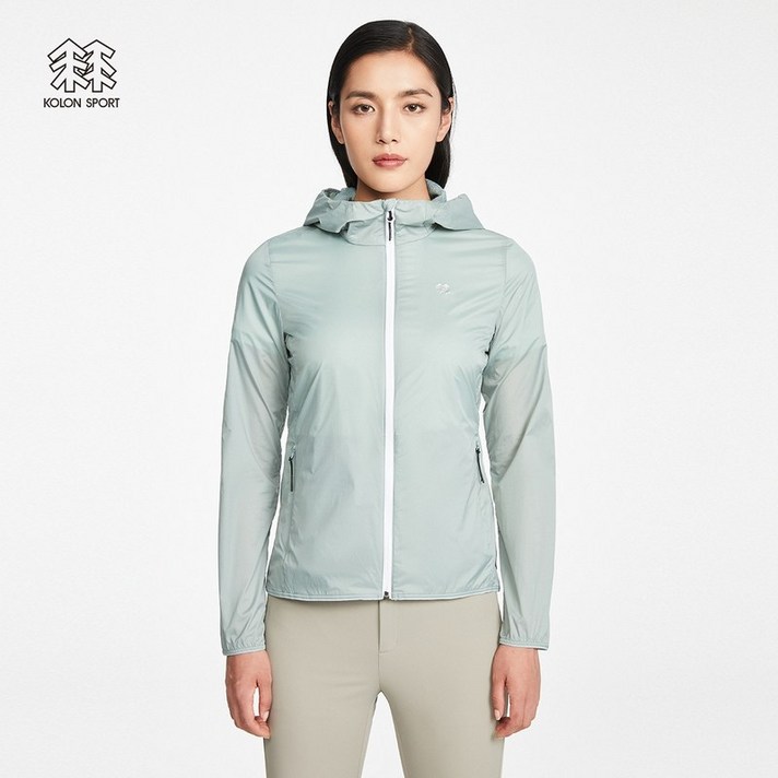 여성 바람막이 점퍼 가을 초 겨울 아우터 KOLONSPORT 경량 천공 방풍 재킷
