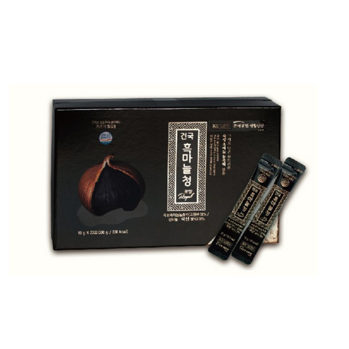 건국 흑마늘청로얄 국내산 통마늘, 10g×60포