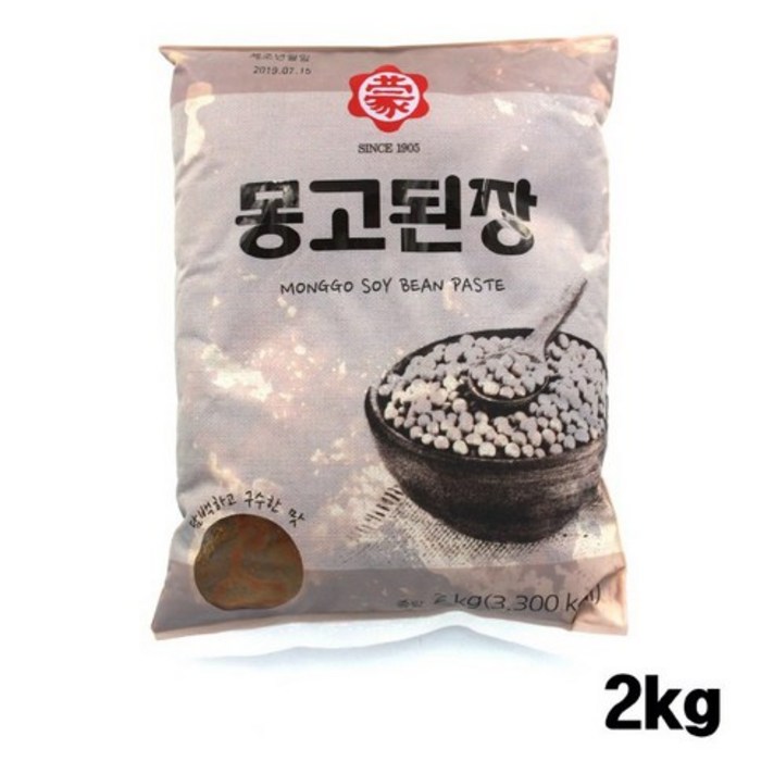몽고장유 몽고 된장 2kg, 3개