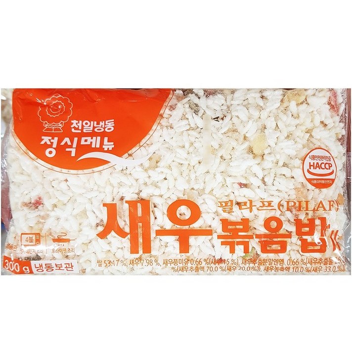 천일 새우볶음밥 300gX2, 1