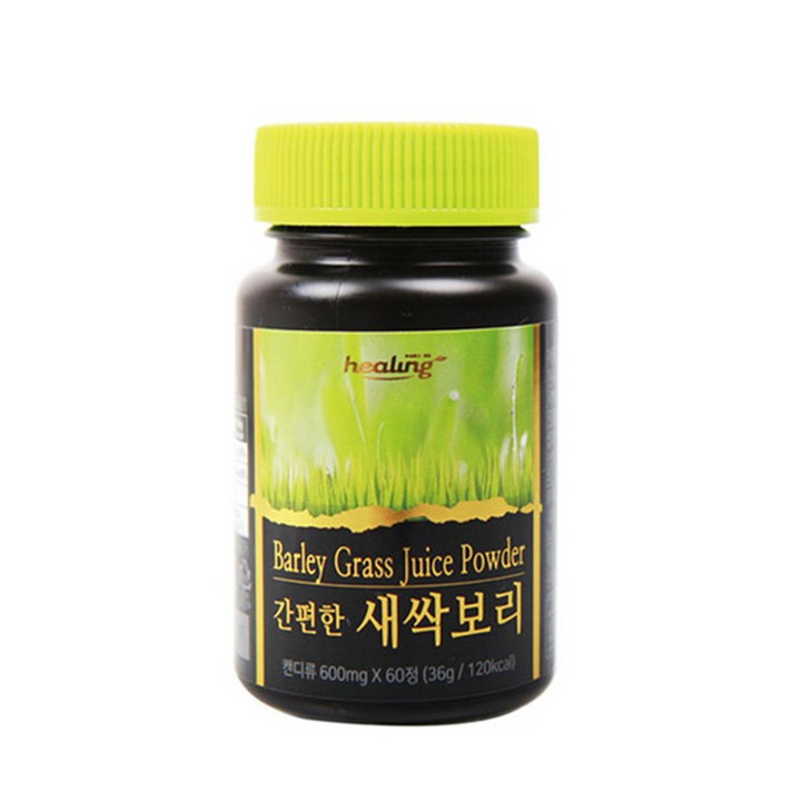 새싹보리착즙분말 60정 어린 보리순 사포나린 엽록소 베타카로틴 비타민C 식이섬유 배변활동 체중 뱃살