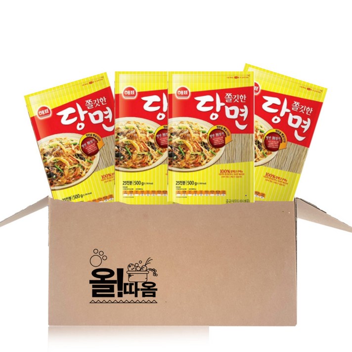 해표 쫄깃한 당면, 500g, 4개