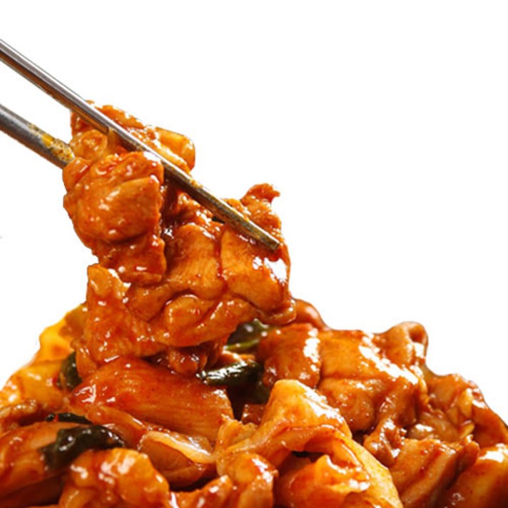 춘천호반닭갈비 100% 국내산 넓적다리통살 1KG 3인분 이벤트행사중 당일배송, 국내산 넓적다리통살 허브맛