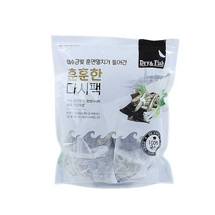 여수금빛 훈연멸치가 들어간 훈훈한 다시팩 300g