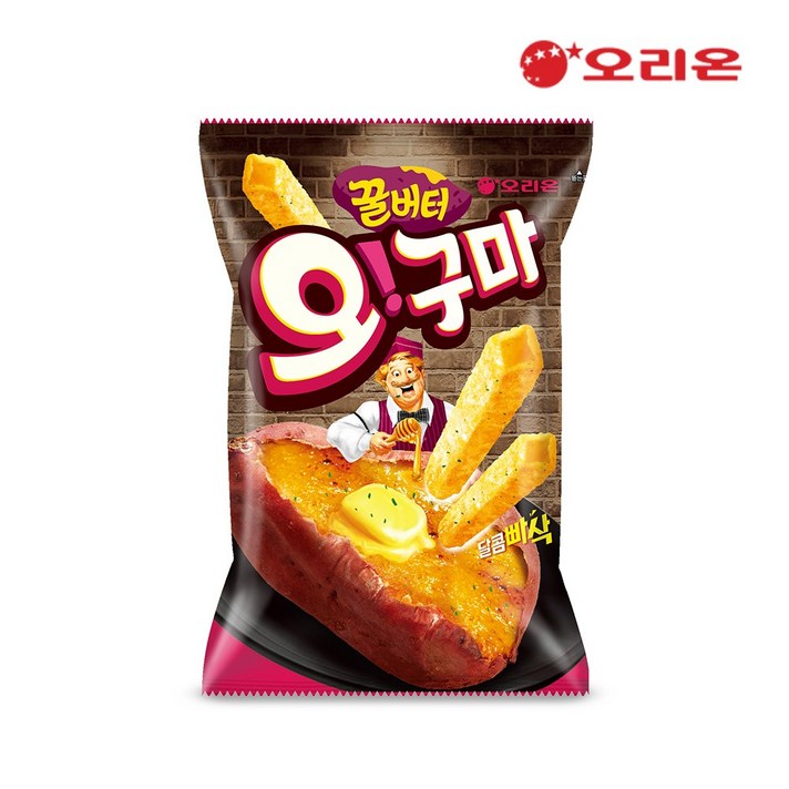 오리온 꿀버터 오구마 74g 8봉지