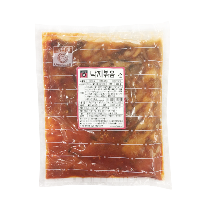 간편하게 혼밥 혼술에 좋은 청우그린쉘낙지볶음350G