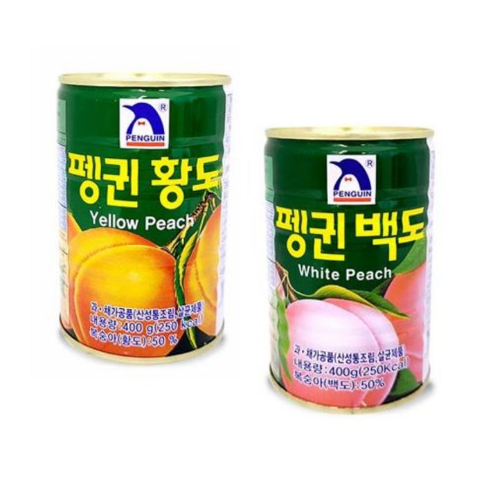 상세설명참조 펭귄 황도 백도 과일 통조림 복숭아 캔 / 배송상품 : 황도캔 (과일통조림/파인얘플통조림/통조림반찬/꽁치통조림/고등어통조림 추천), 1개