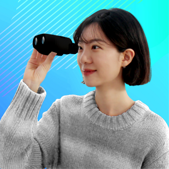 럭슨 자동초점 오페라글라스 뮤지컬 콘서트 망원경 쌍안경 오글, 블랙