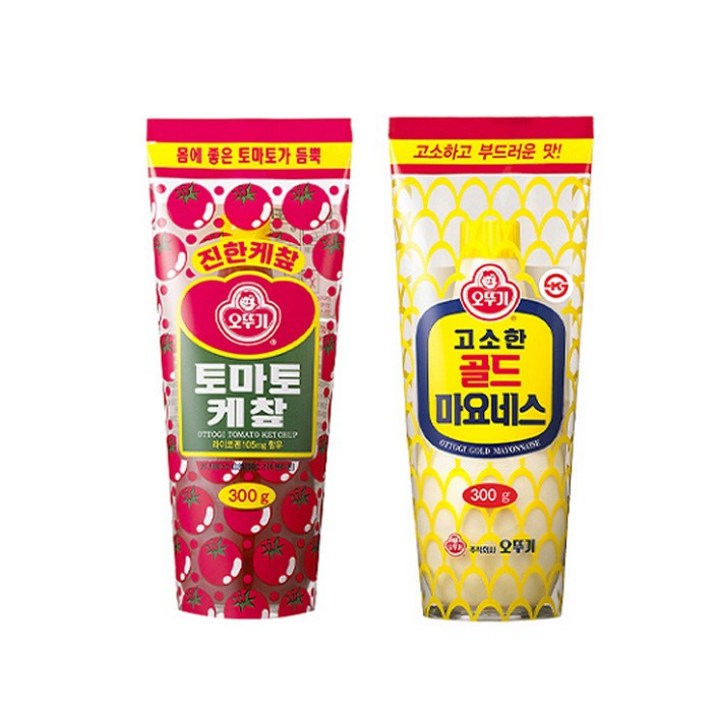 오뚜기 케찹300g+골드마요네즈300g, 1개
