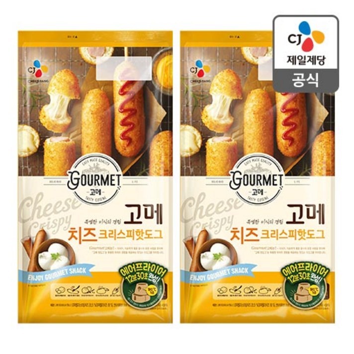 CJ 제일제당고메 치즈 크리스피핫도그425g, 425g, 2개