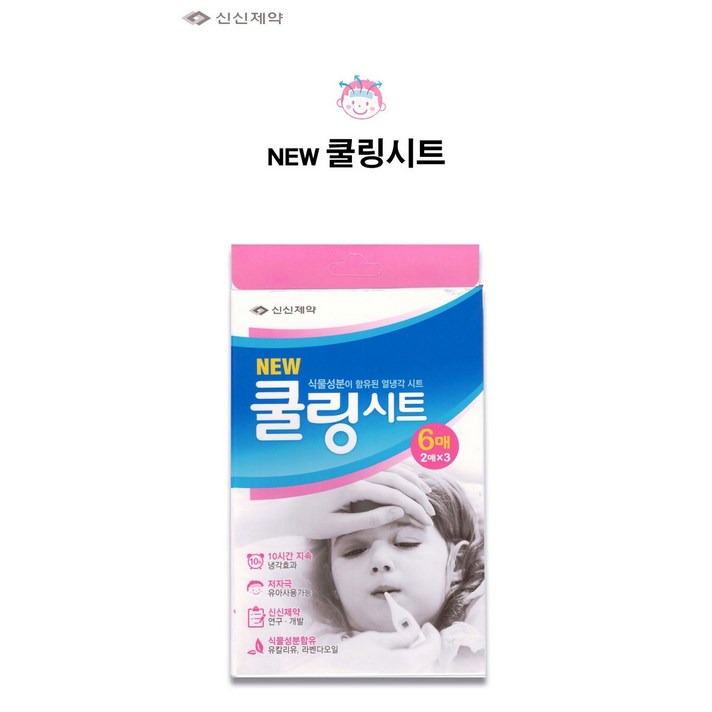 신신제약 쿨링시트 (6매입), 1개