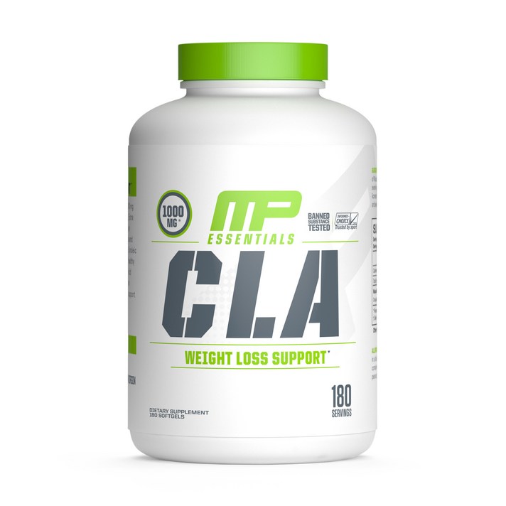 머슬팜 에센셜 CLA 웨이트 루즈 1000mg 소프트젤, 180개입, 1개
