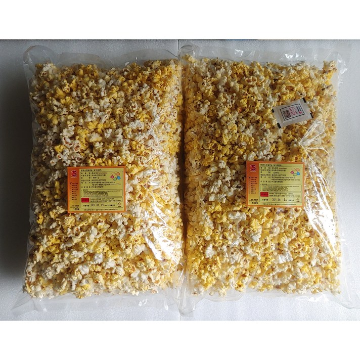 (즉석제조)고소한오리지널팝콘 봉투사이즈335*500mm. 중량350g x (2봉) 약30인분, 1개