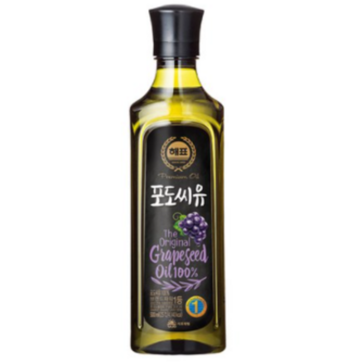 해표 포도씨유, 500ml, 1개