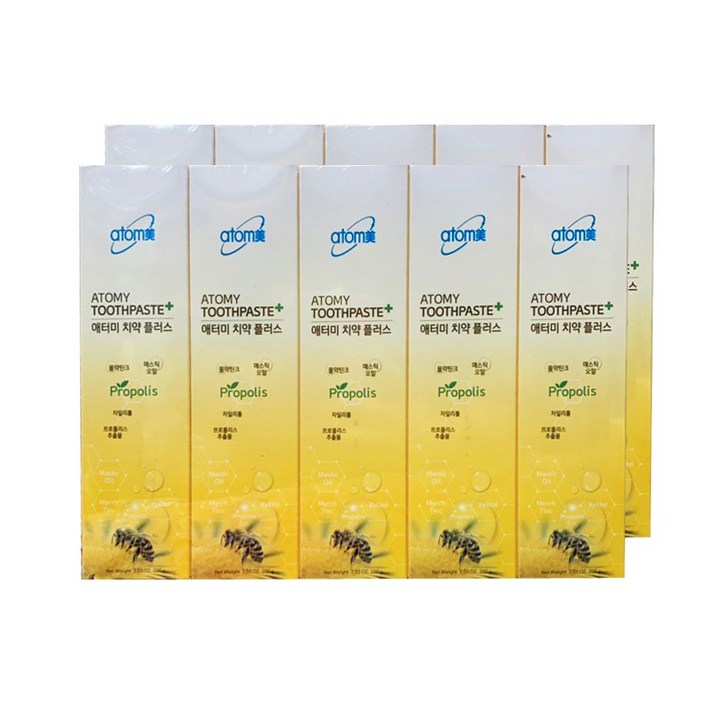 애터미 수용성 프로폴리스 치약, 200g, 10개입