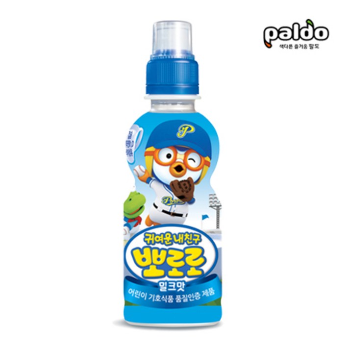 뽀로로 귀여운 내친구 어린이 음료 235 ml 235ml, 밀크맛, 48개