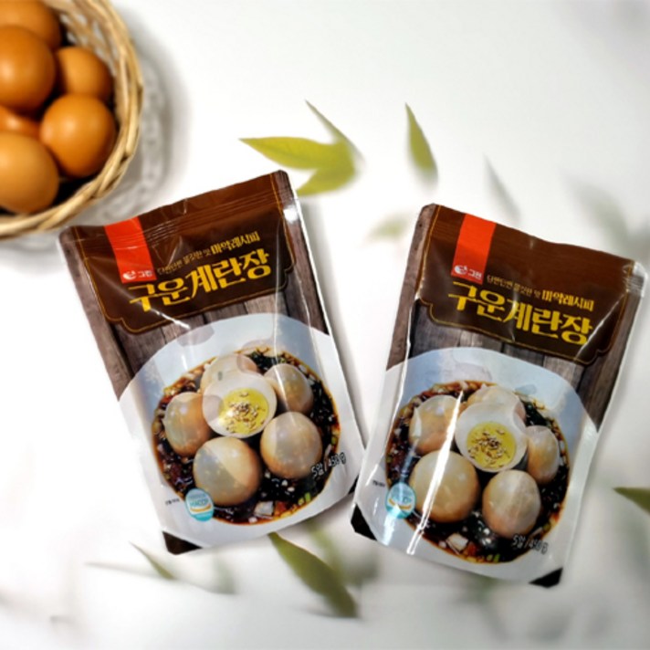 더그린 탱글탱글 마약구운계란장 5알 450g, 2개, 반숙계란장