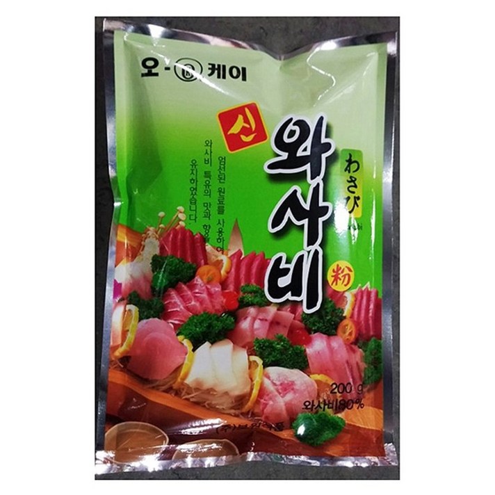 장가물류 오케이 와사비(200g)X40 /가루분/와사비맛김/vkdnej, 1