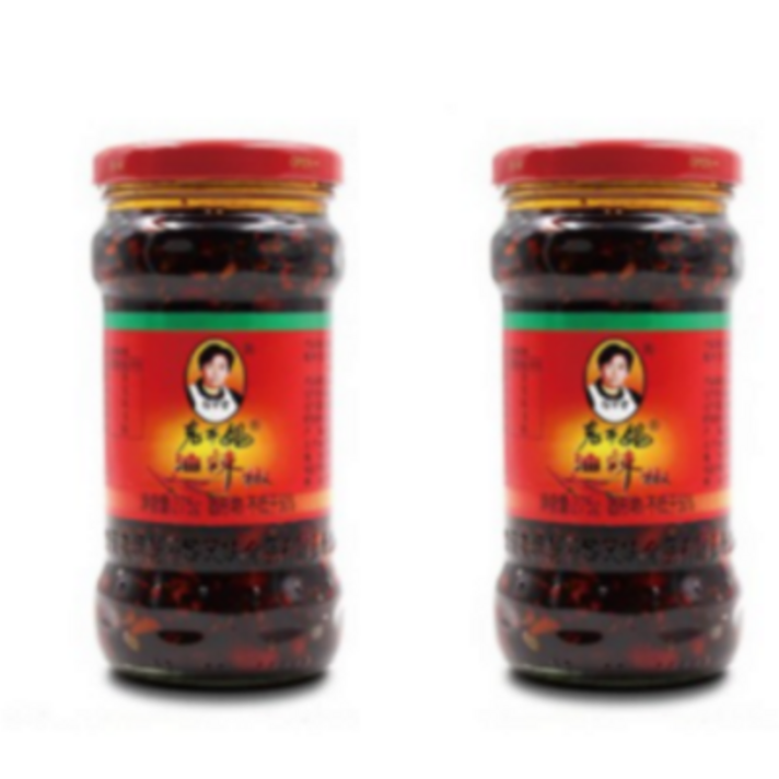 라오깐마 라조장 고추소스, 275g, 8개입