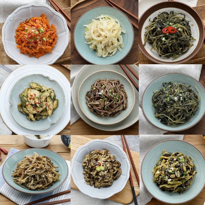 국산 나물 반찬 12종 1+1 더덕 도라지 무침 고사리 비빔밥재료 다이어트 채식식단, 도라지볶음 1+1
