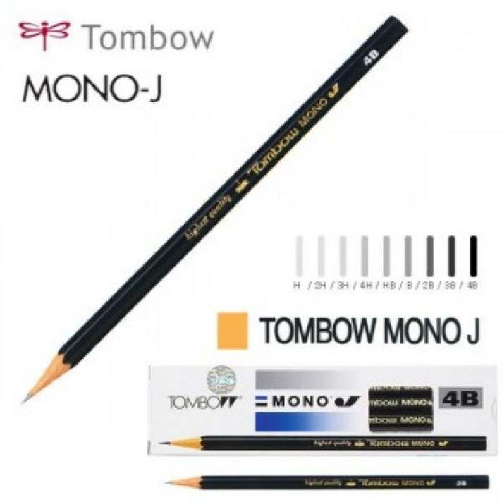 MONO 1다스 톰보우 (택1) J (12자루) 연필, 4B